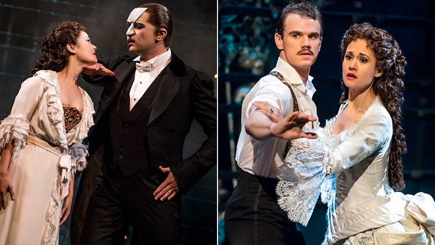 First Look at Broadway’s New Phantom of the Opera Stars B...
