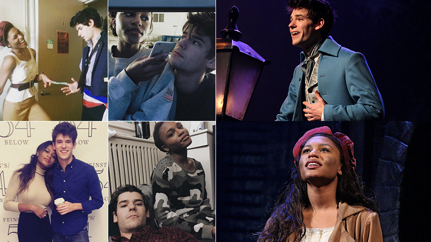 Les Miserables' Dynamic Duo Chris McCarrell & Brennyn Lar...