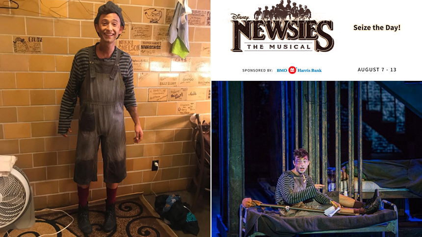 Newsies Star Daniel Quadrino Takes Instagram Along for a ...