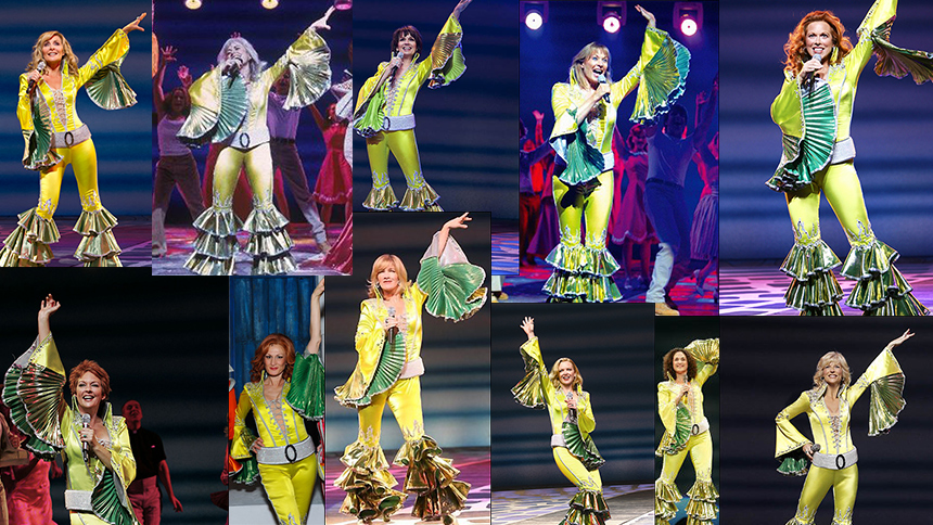 Six Mamma Mia! Donnas Strike a Pose as #OurLastSummer Nears