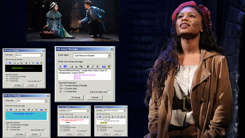 If Les Miz’s Eponine Posted AIM Away Messages About Mari...
