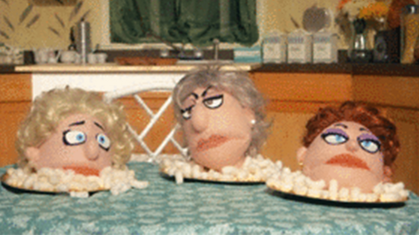 That Golden Girls Show! Puppets Recreate Iconic TV Moment...