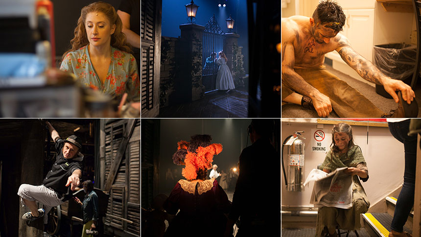12 Striking Photos Of Life Backstage at Les Miserables