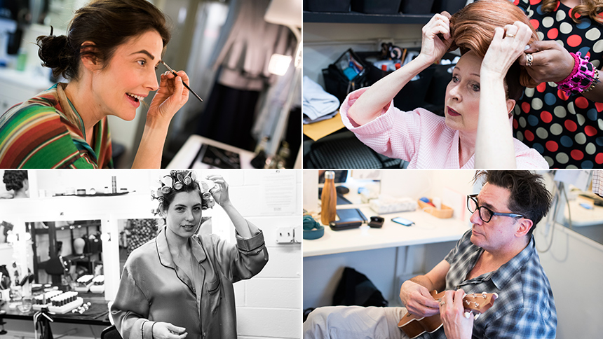 Exclusive Photos! Go Backstage for Pre-Show at Broadway's...
