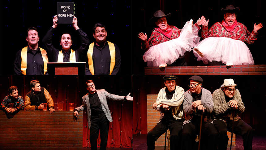The Guys of Real Men the Musical Take Our Real Man Quiz