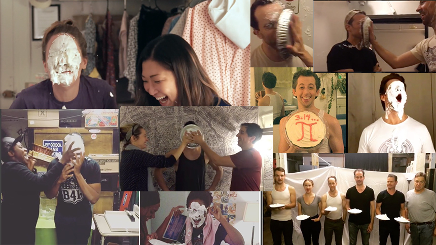 Watch Broadway Stars Get Pied In the Face for the #Waitre...