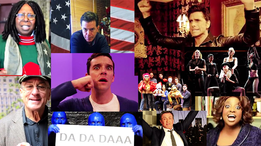 Stop, Drop & Watch: New York Celebs Sing & Jab as Rocky ...
