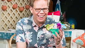 Take a Hilarious, LOL First Look at Jeff Hiller in Drew Droege's Off-Broadway Comedy Bright Colors And Bold Patterns