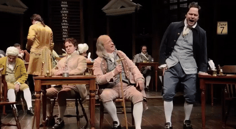 George Merrick GIF- 1776 GIF- Making a point GIF