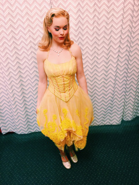Amanda Jane Cooper- Glinda- Wicked- Broadway- Musical- Costumes- One Short Day