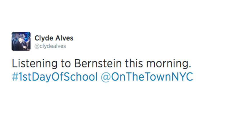 On the Town- Twitter- Clyde Alves