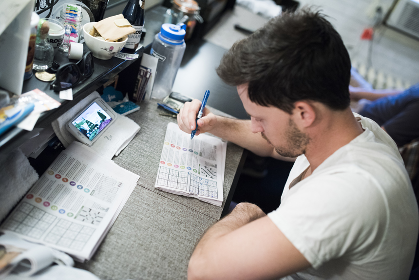 Groundhog Day- Broadway- Andrew Call- Musical- Backstage