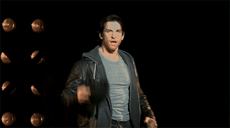 Andy Karl- Rocky- GIF- Broadway- Hat