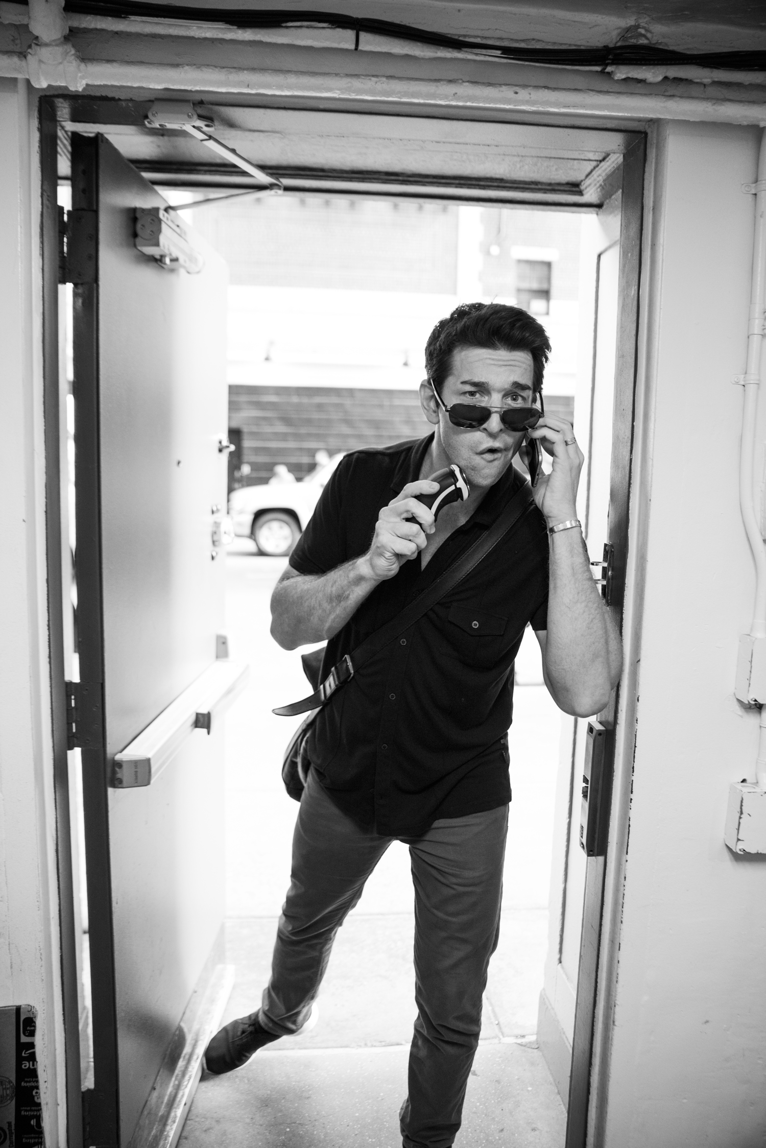 Andy Karl GIF- Groundhog Day - Broadway Musical- Backstage