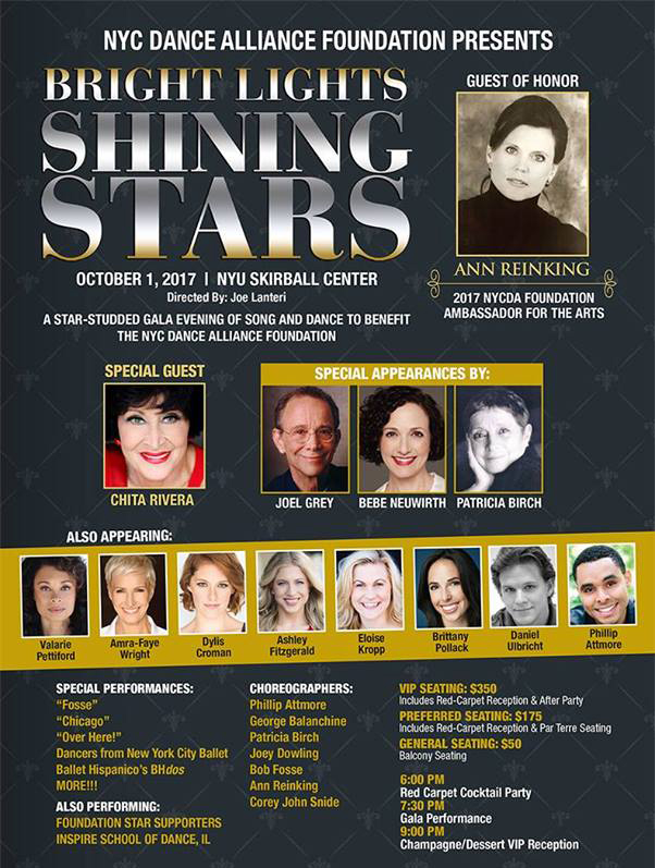 Ann Reinking Gala- NYCDAF