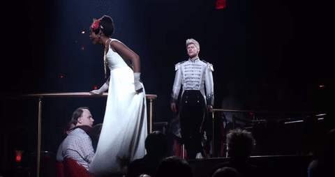Lucas Steele GIF- Anatole GIF- Great Comet GIF- Broadway- Denee Benton GIF