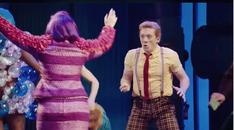 Spongebob Squarepants GIf- Musical Broadway- Ethan Slater GIF