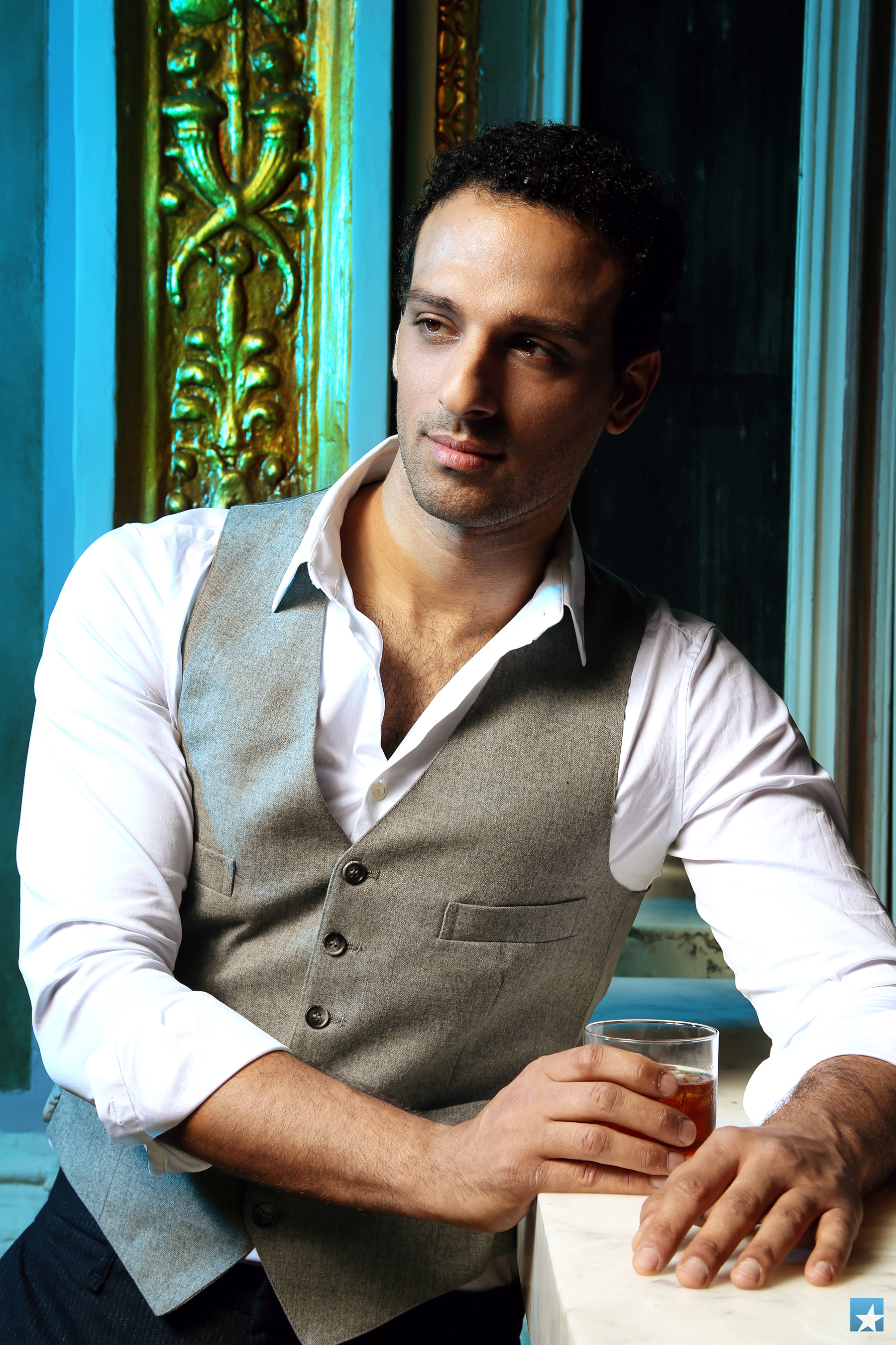 Ari'el Stachel-Haled-Hudson Theatre- The Band's Visit- Broadwaybox-Curtis Brown Photography