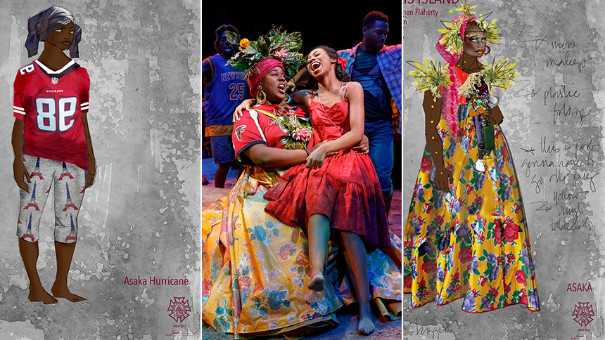 Once On This Island- Gods Costumes Revival- Clint Ramos-Interview- Asaka Alex Newell