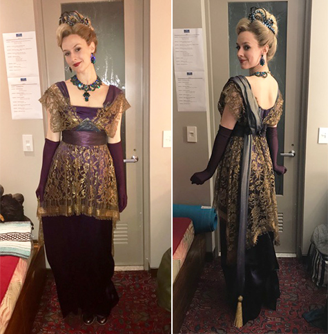 Christine Cornish Smith- My Fair Lady Broadway Revival- Catherine Zuber Costumes- Embassy Ball