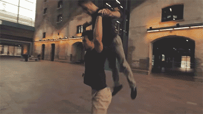 Barely Methodical Troupe GIF- Bromance GIF- Spin GIF