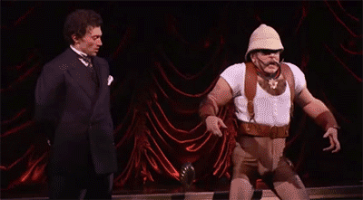 Bryce Pinkham- GIF- Gentleman's Guide- Broadway- Basic Bitches GIF-Jefferson Mays
