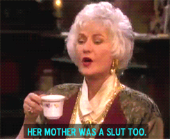 Bea Arthur GIF- Tea GIF