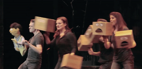 Ben Durocher GIF- Avenue Q GIF- Purpose