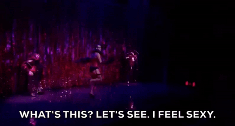 Ben Forster GIF- Rocky Horror GIF- Brad Majors GIF- I Feel Sexy GIF