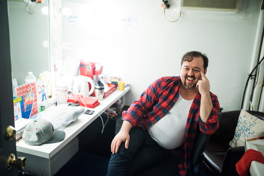 Spongebob Squarepants - Musical- Broadway-Backstage- Brian Ray Norris