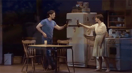 Bridges of Madison County - GIF- Kelli O'Hara- Steven Pasquale-Broadway- Cheers