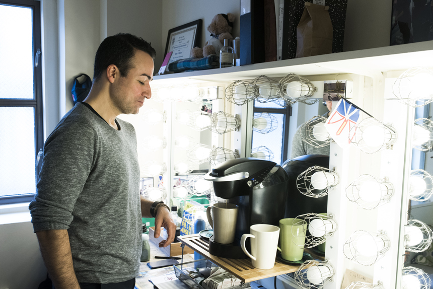 Come From Away- Broadway- Backstage- Caesar Samayoa
