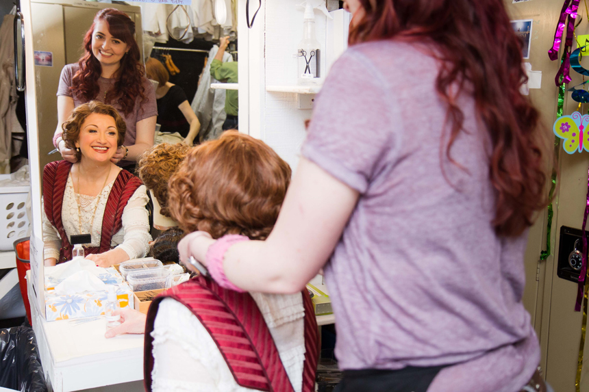 Caroline O'Connor- Anastasia- Linda Cho- Countess Lily- Broadway- Musical- Costumes- Backstage