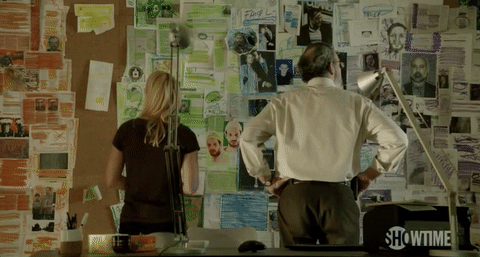 Carrie Mathison GIF- Wall GIF- Homeland GIF