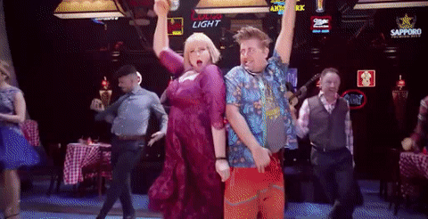 Escape to Margaritaville GIF- Cheeseburger in Paradise GIF- Lisa Howard Eric Petersen GIF