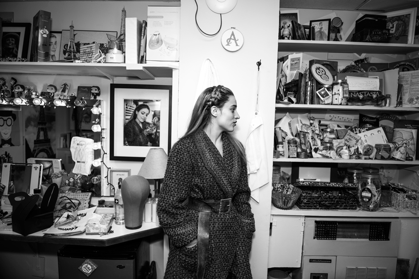 Christy Altomare- Anastasia - Musical- Broadway- Backstage- Dressing Room