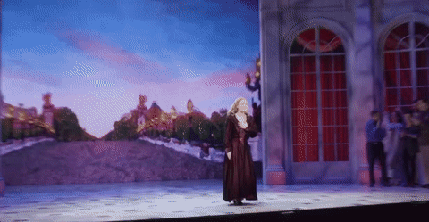 Christy Altomare GIF- Anastasia - Musical- Bow