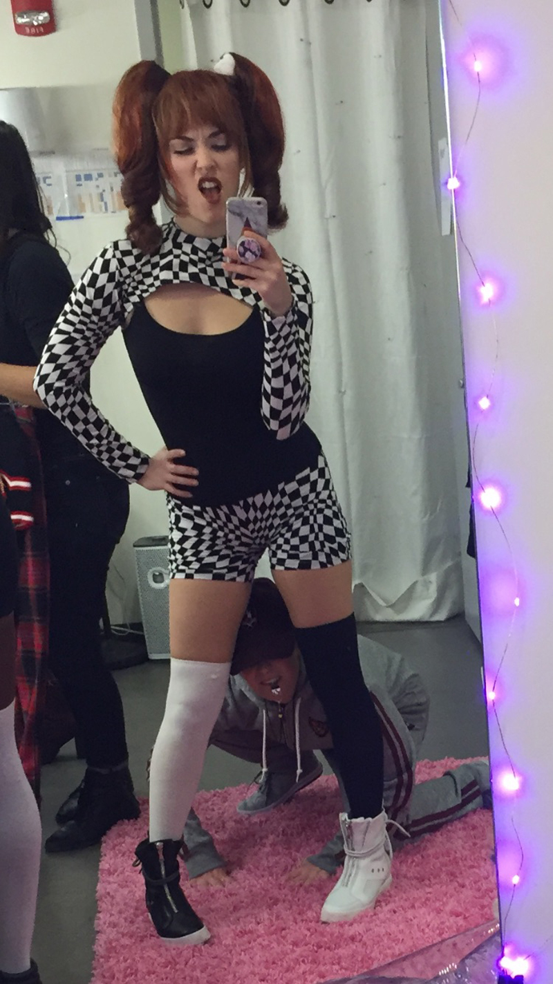 Clueless Musical off Broadway- Tessa Grady-Amber-Amy Clark Costumes