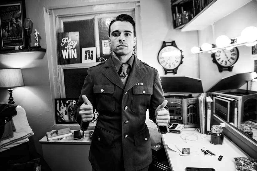 Corey Cott- Bandstand- Broadway- Musical- Backstage