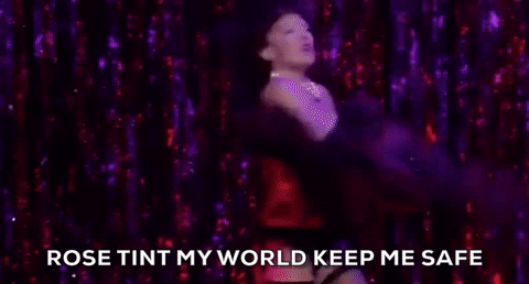 Sophie Linder-Lee GIF- Rose Tiny my World GIF- Rocky Horror- Columbia