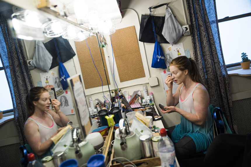 Great Comet Broadway Musical Backstage- Courtney Bassett