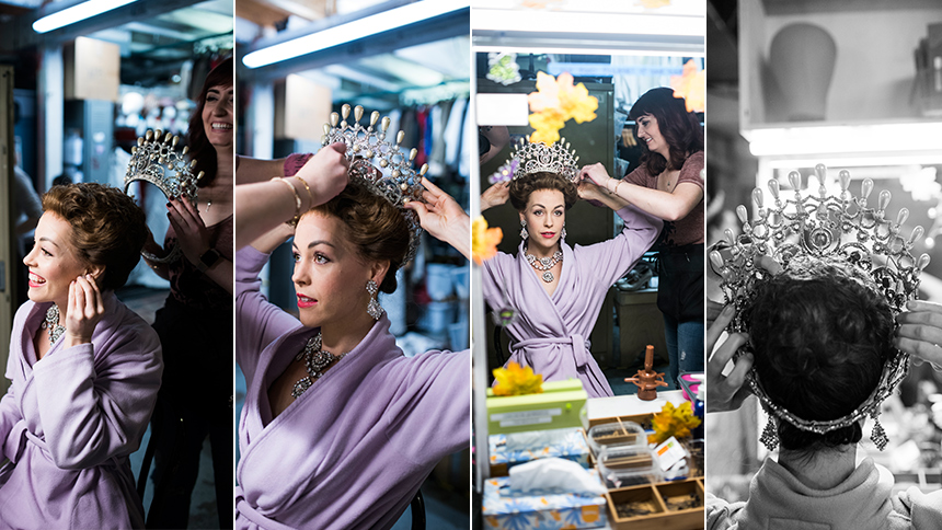 Lauren Blackman- Bonnie Prather- Jess McGinty- Anastasia - Musical- Broadway- Backstage