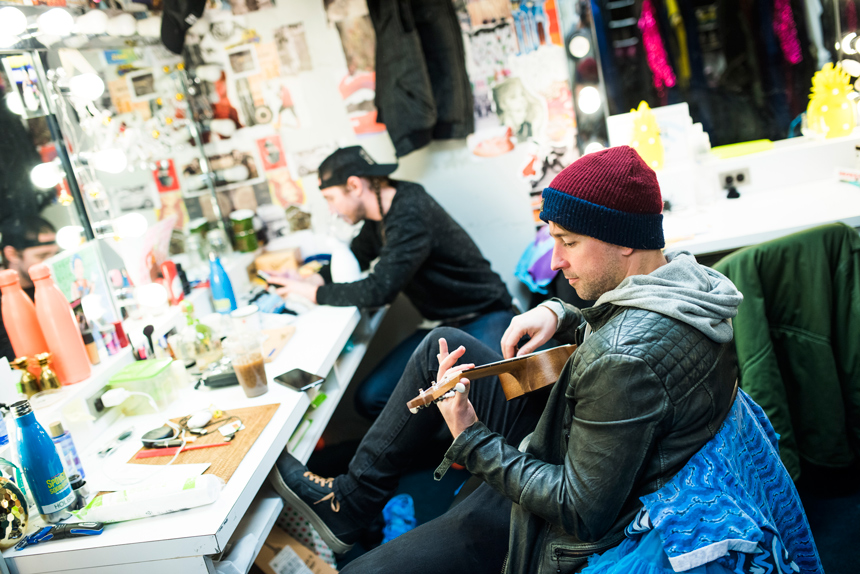Spongebob Squarepants - Musical- Broadway-Backstage- Curtis Holbrook