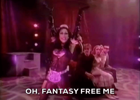 Daphne Rubin-Vega GIF- Rocky Horror GIF- Magenta GIF- Oh Fantasy Free Me