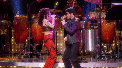 Ektor Rivera GIF- On Your Feet GIF- Ana Villafane GIF- Dancing