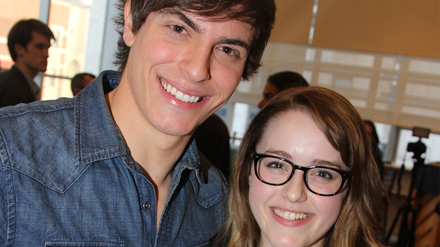 Derek Klena- Caitlin Kinnunen- Bridges Meet & Greet