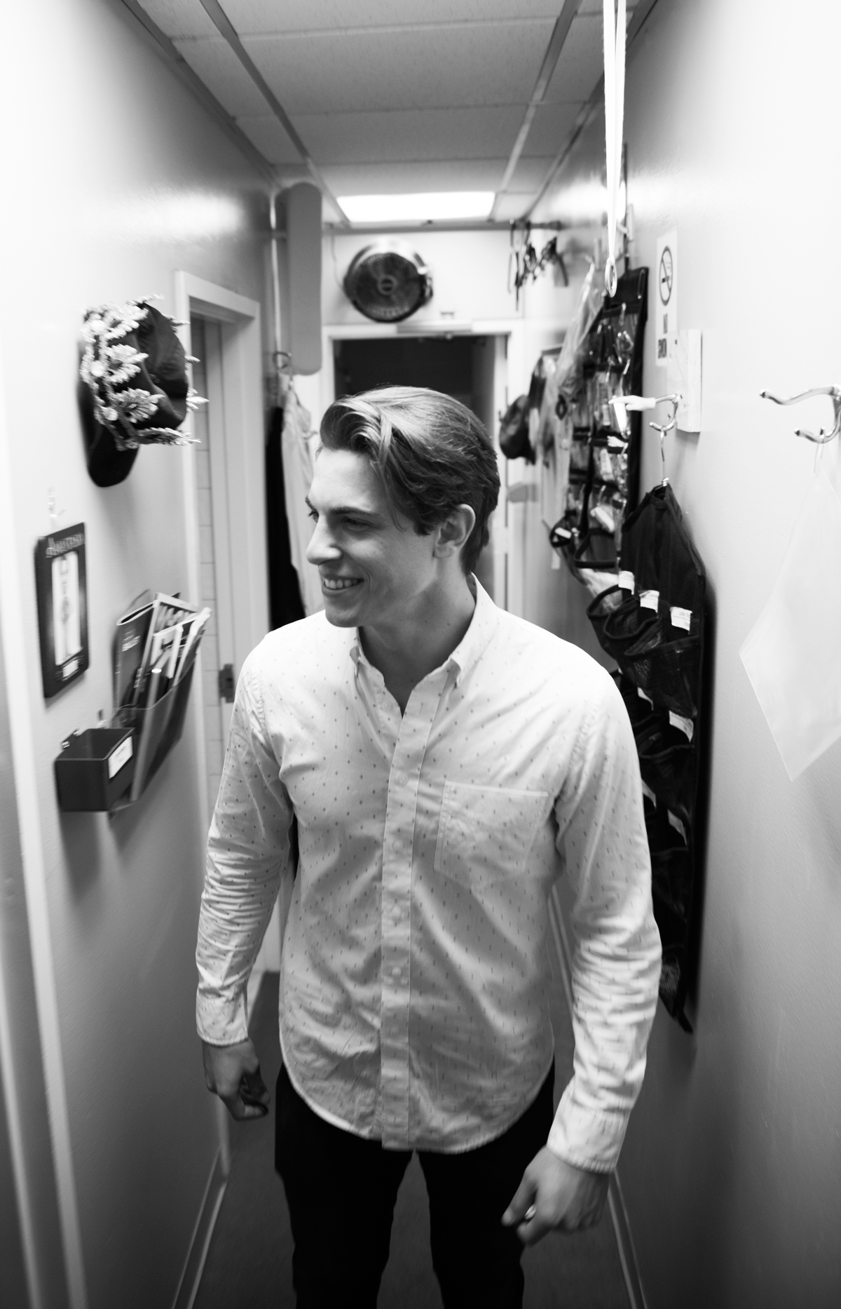 Derek Klena- Anastasia - Musical- Broadway- Backstage