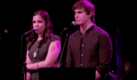 Dogfight GIF- Derek Klena GIF- Lindsay Mendez GIF