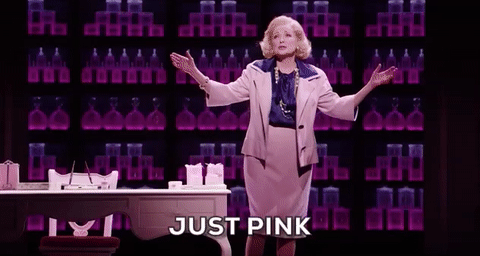 Christine Ebersole- War Paint GIF- Pink