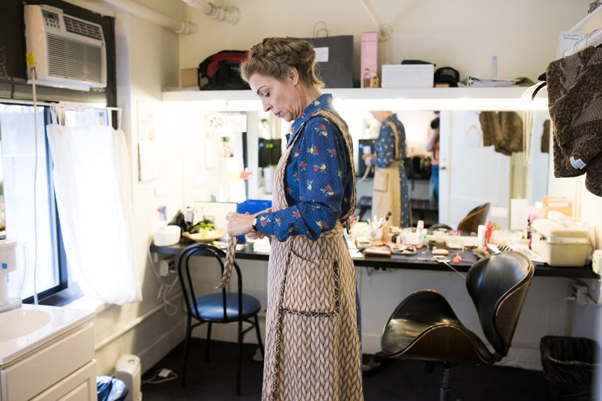 Present Laughter- Broadway- Ellen Harvey- Backstage- Susan Hilferty